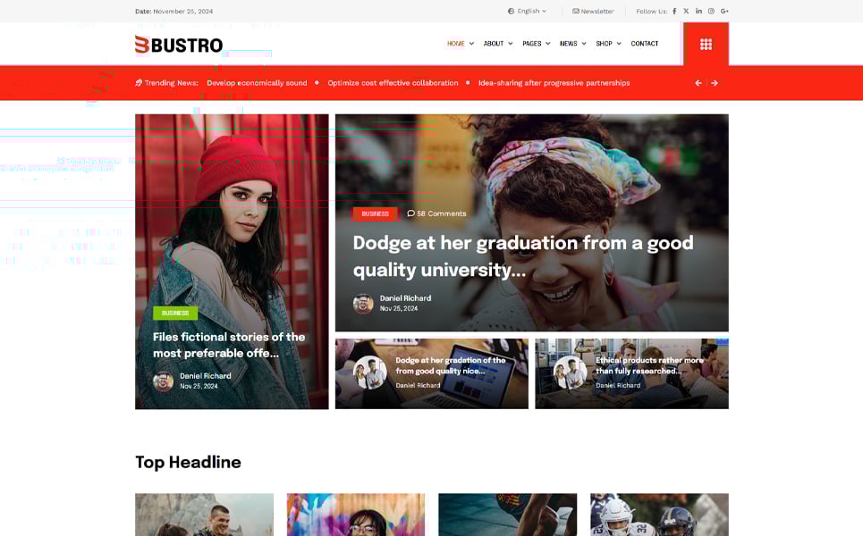 Bustro Haber Teması